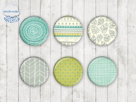 Motiv-Cabochons 345 10mm (12 Stk)
