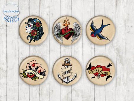 Motiv-Cabochons 348 16mm (12 Stk)