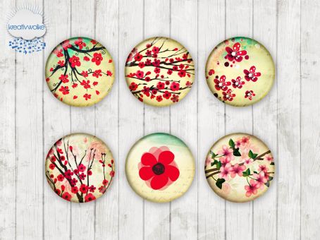 Motiv-Cabochons 391 8mm (12 Stk)
