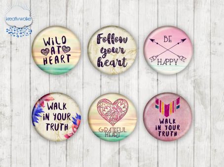 Motiv-Cabochons 485 25mm (6 Stk)