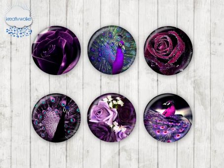 Motiv-Cabochons 529 25mm (6 Stk)