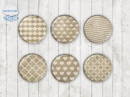 Motiv-Cabochons 603 18mm (6 Stk)