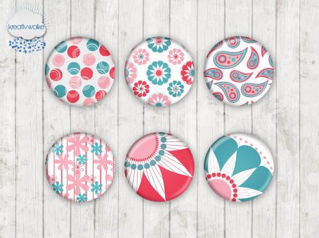 Motiv-Cabochons 628 18mm (6 Stk)