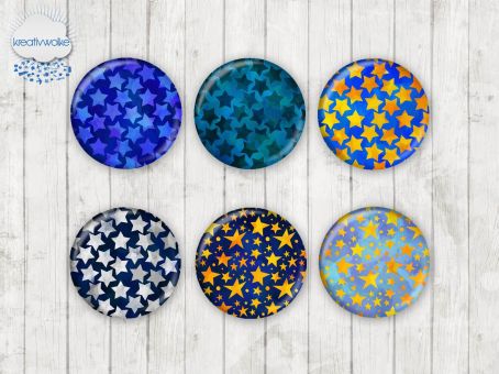 Motiv-Cabochons 640 25mm (6 Stk)