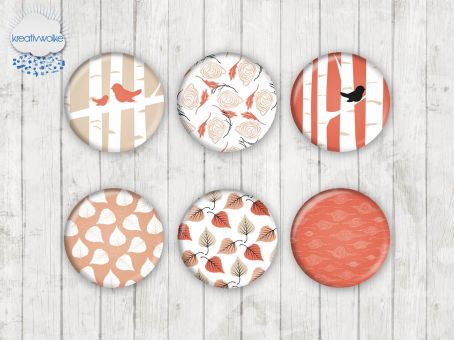 Motiv-Cabochons 696 25mm (6 Stk)