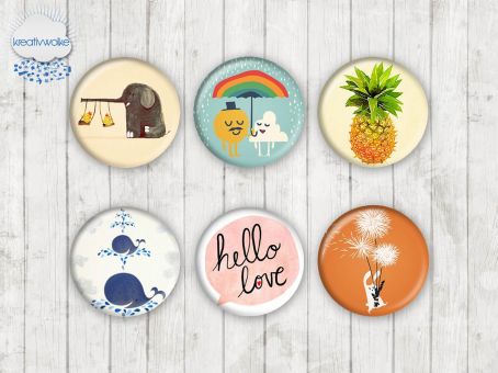 Motiv-Cabochons 835 16mm (12 Stk)