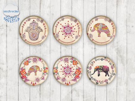 Motiv-Cabochons 928 16mm (12 Stk)