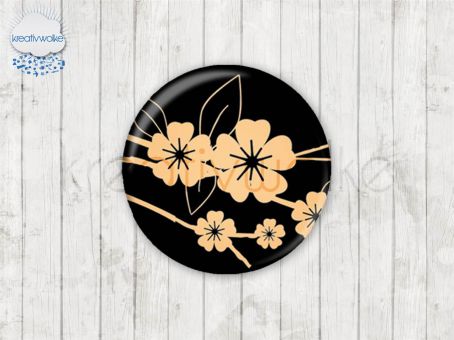 Motiv-Cabochons 201-6 Einzelset  12mm (1 Paar)