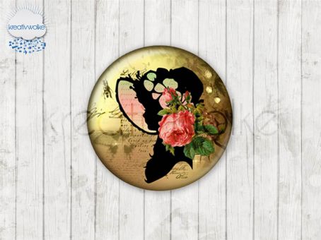 Motiv-Cabochons 220-1 Einzelset  12mm (1 Paar)