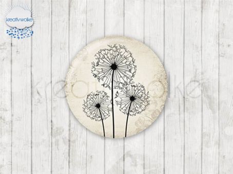Motiv-Cabochons 255-1 Einzelset  16mm (1 Paar)