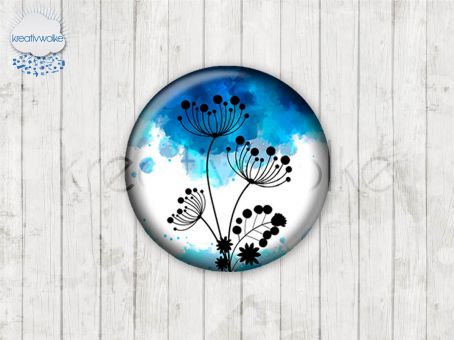 Motiv-Cabochons 337-6 Einzelset  14mm (1 Paar)