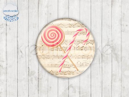 Motiv-Cabochons 349-3 Einzelset  12mm (1 Paar)