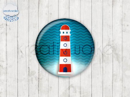 Motiv-Cabochons 398-1 Einzelset  12mm (1 Paar)