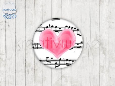 Motiv-Cabochons 444-1 Einzelset  12mm (1 Paar)