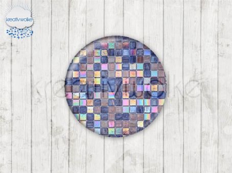 Motiv-Cabochons 525-1 Einzelset  8mm (1 Paar)