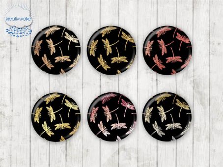 Motiv-Cabochons 1429 8mm (12 Stk)