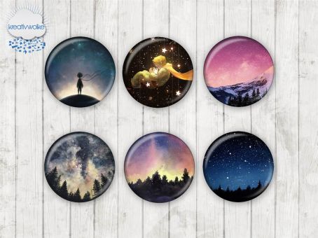 Motiv-Cabochons 1449 25mm (6 Stk)