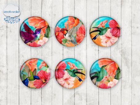 Motiv-Cabochons 1908 25mm (6 Stk)