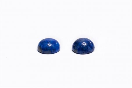 Edelsteine rund ∅ 10mm 1 Paar Lapislazuli 